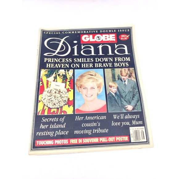 VTG Princess Diana Tribute Edition 1997 Globe News Paper Special Commemorative - Picture 1 of 6